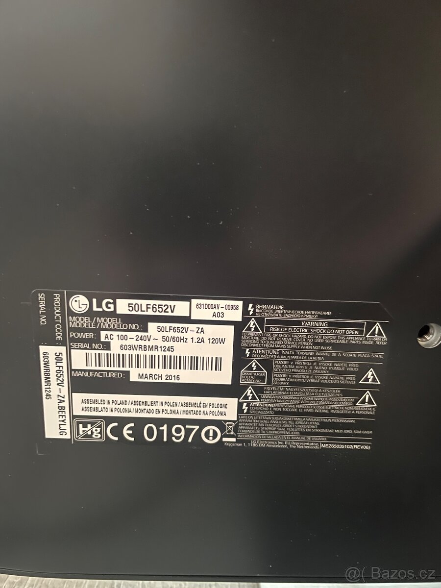 LG 50LF652 - 126cm Smart TV Full HD - 4