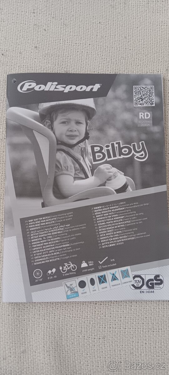 Dětská sedačka na kolo Polisport - 4