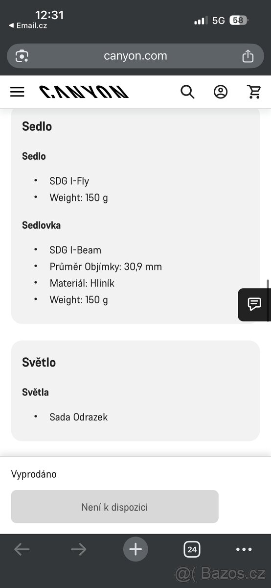 Canyon Sender CF 7.0 M Carbon - 4