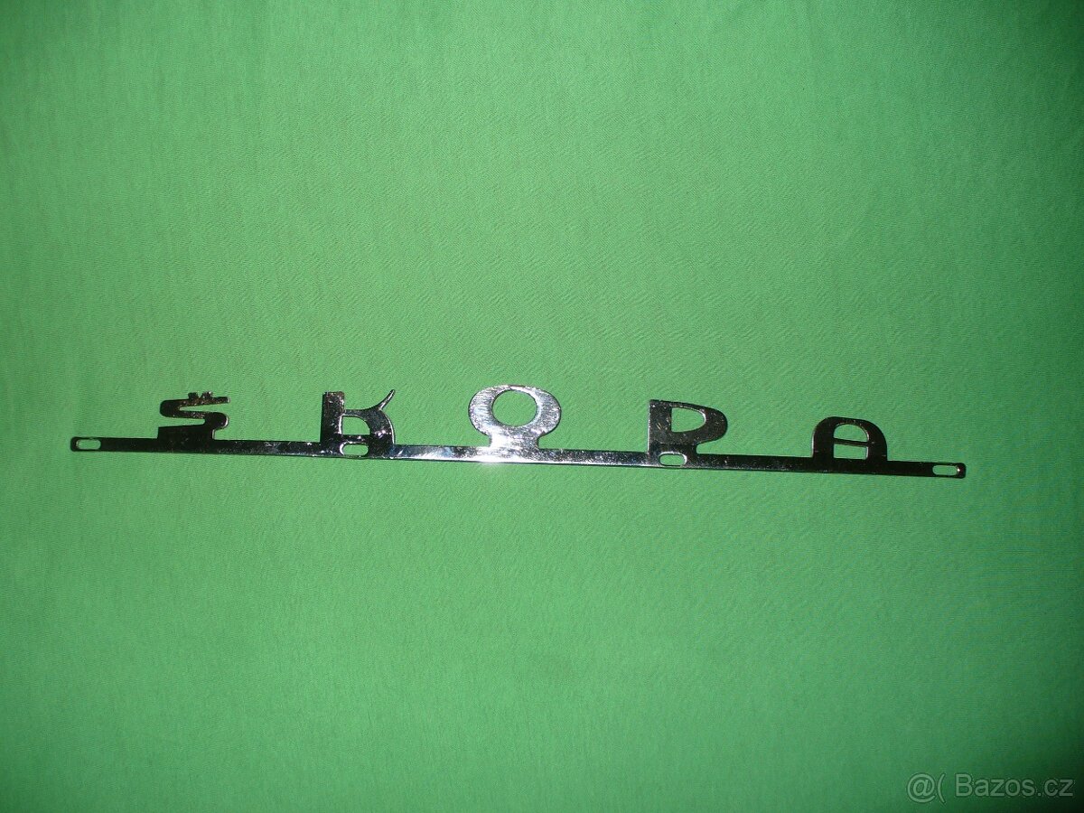 chromový nápis ŠKODA - 4
