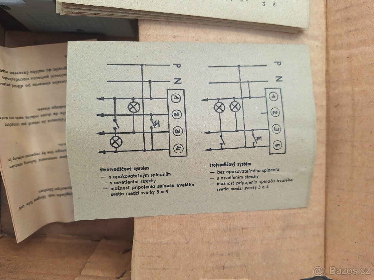 Schodišťový spínač 6x - 4