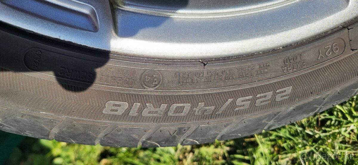 Disky + pneumatiky 225/40 r18 Ford - 4