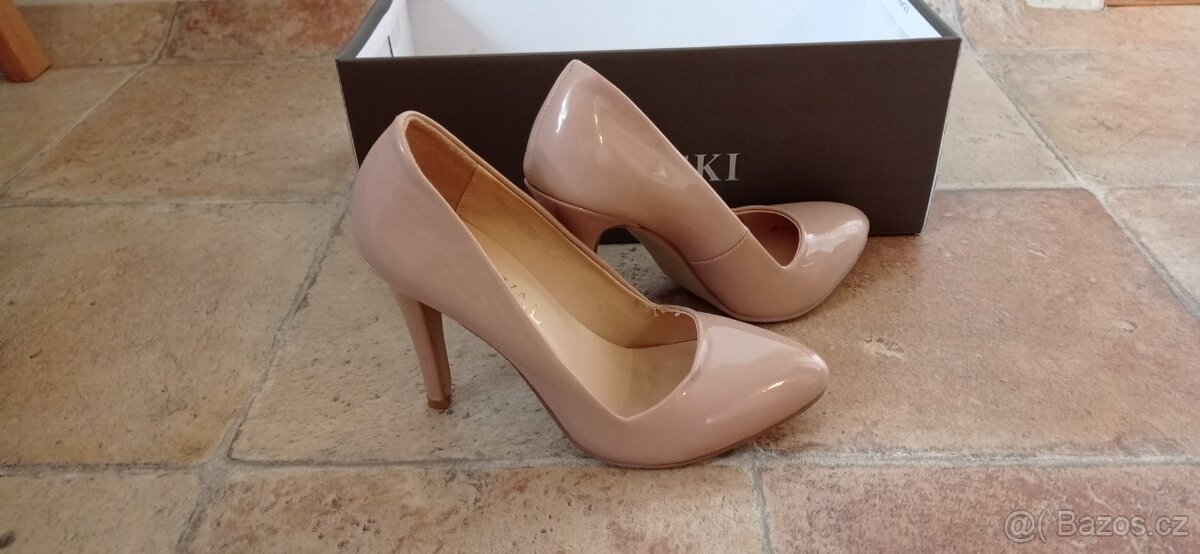 Lodičky/ slavnostní/sváteční/svatební boty na podp. vel.36 - 4