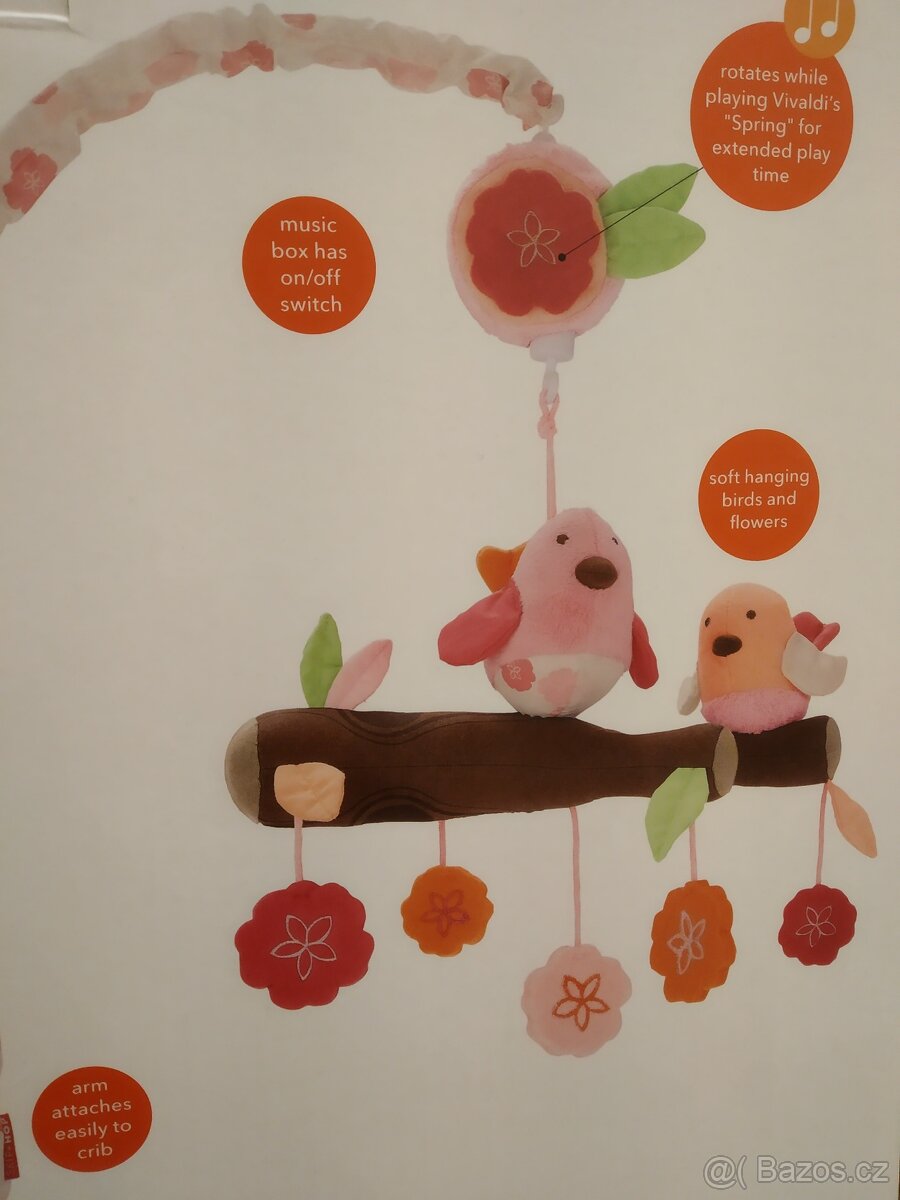 Skip Hop kolotoč Ptáčci jara - 4