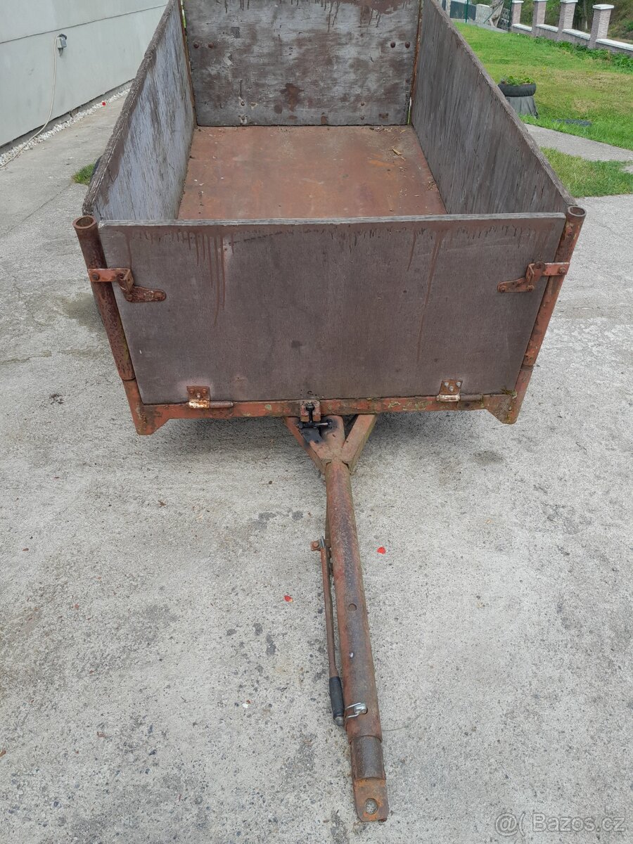 přívěsný vozík sklopny - 4