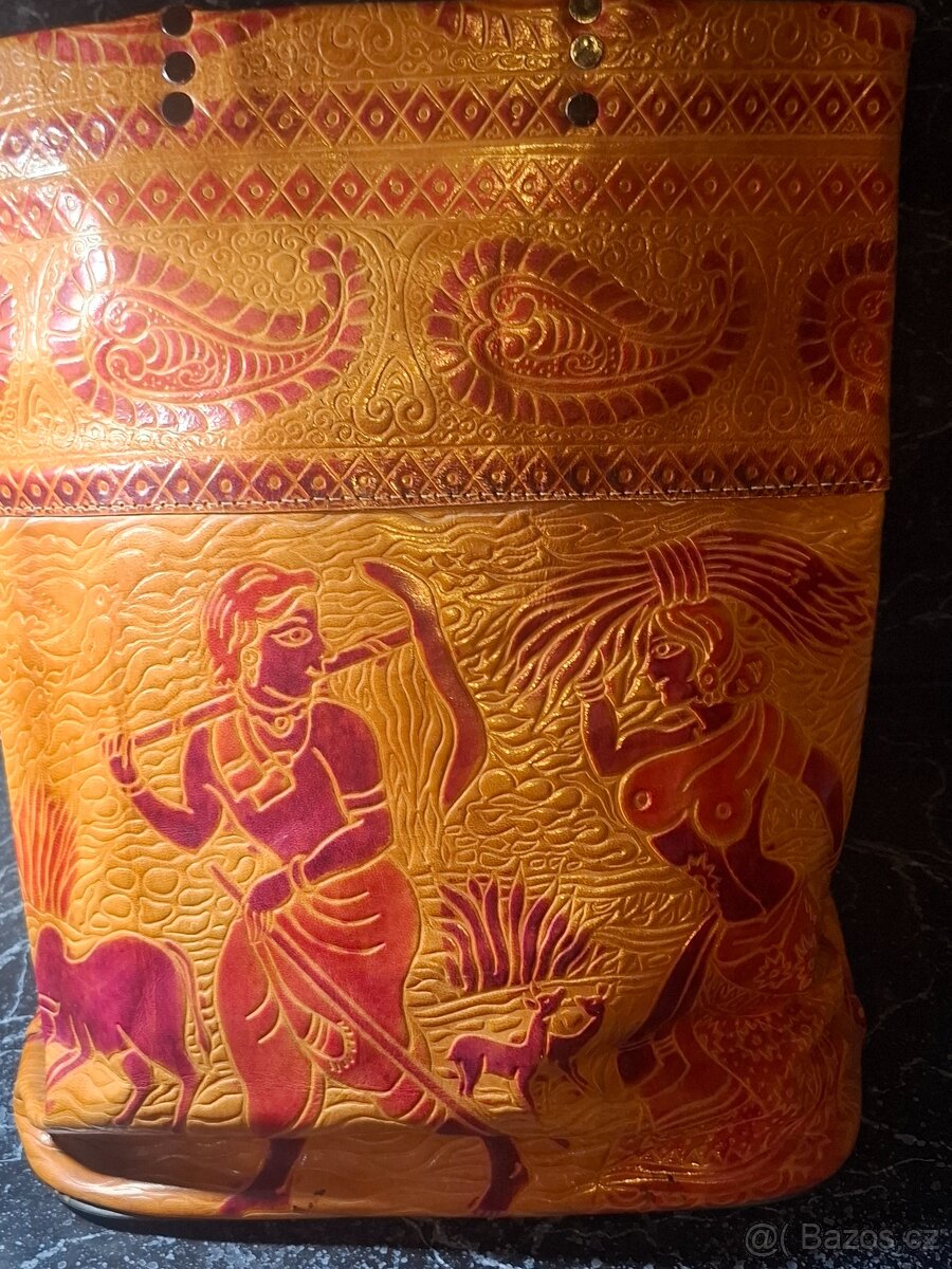 Kožená taška Indie - 4