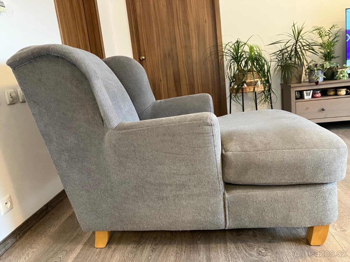 Longchair - prodloužené křeslo - 4