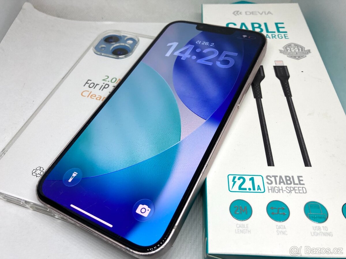 iPhone 13 128GB Pink, baterie 88% - 4