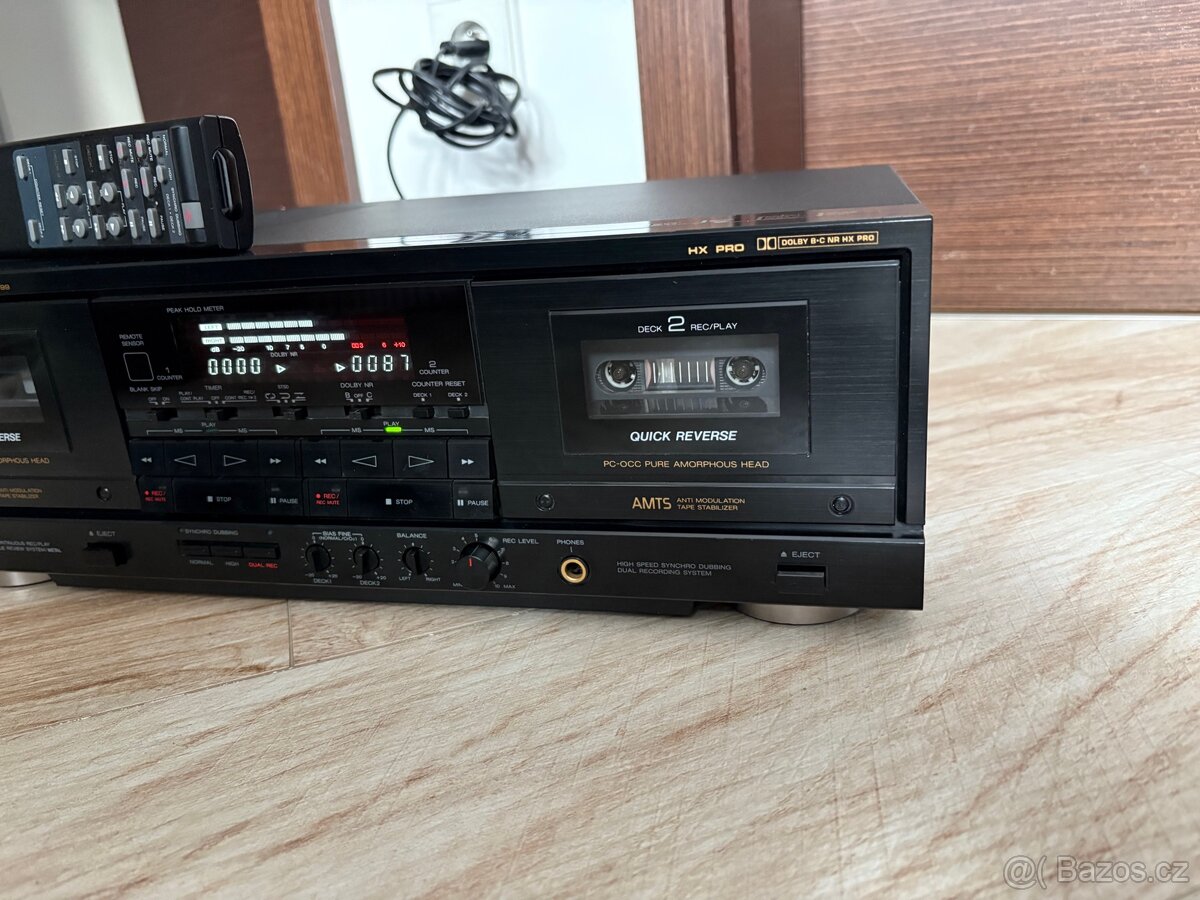 Aiwa AD-WX999 stereo double cassette deck vč DO - 4