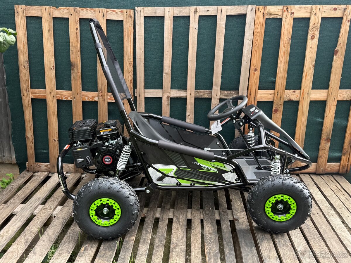 Benzinová Bugina 98ccm4T zelená - 4