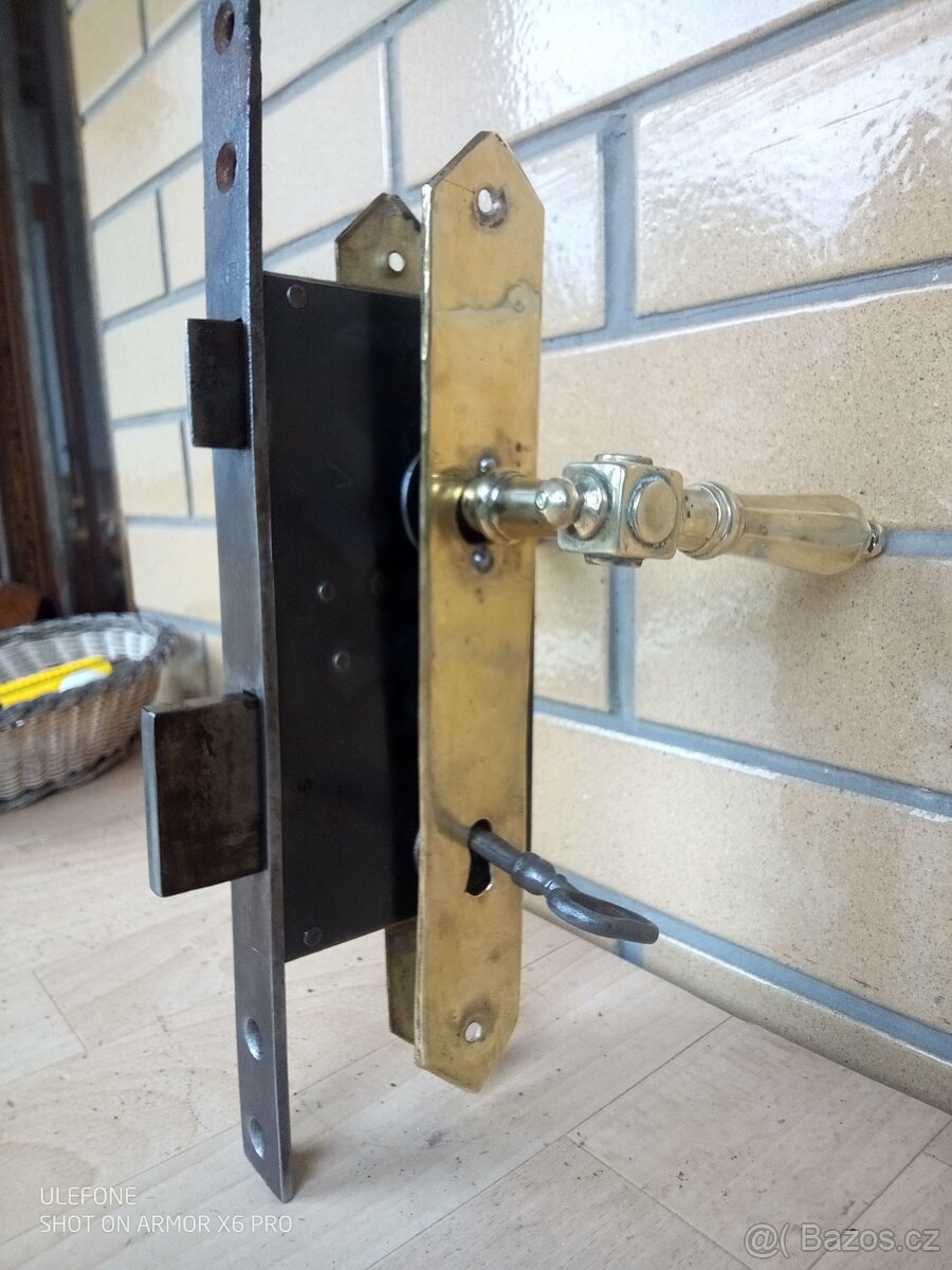 Zámek dveřní kompletní funkční - 4