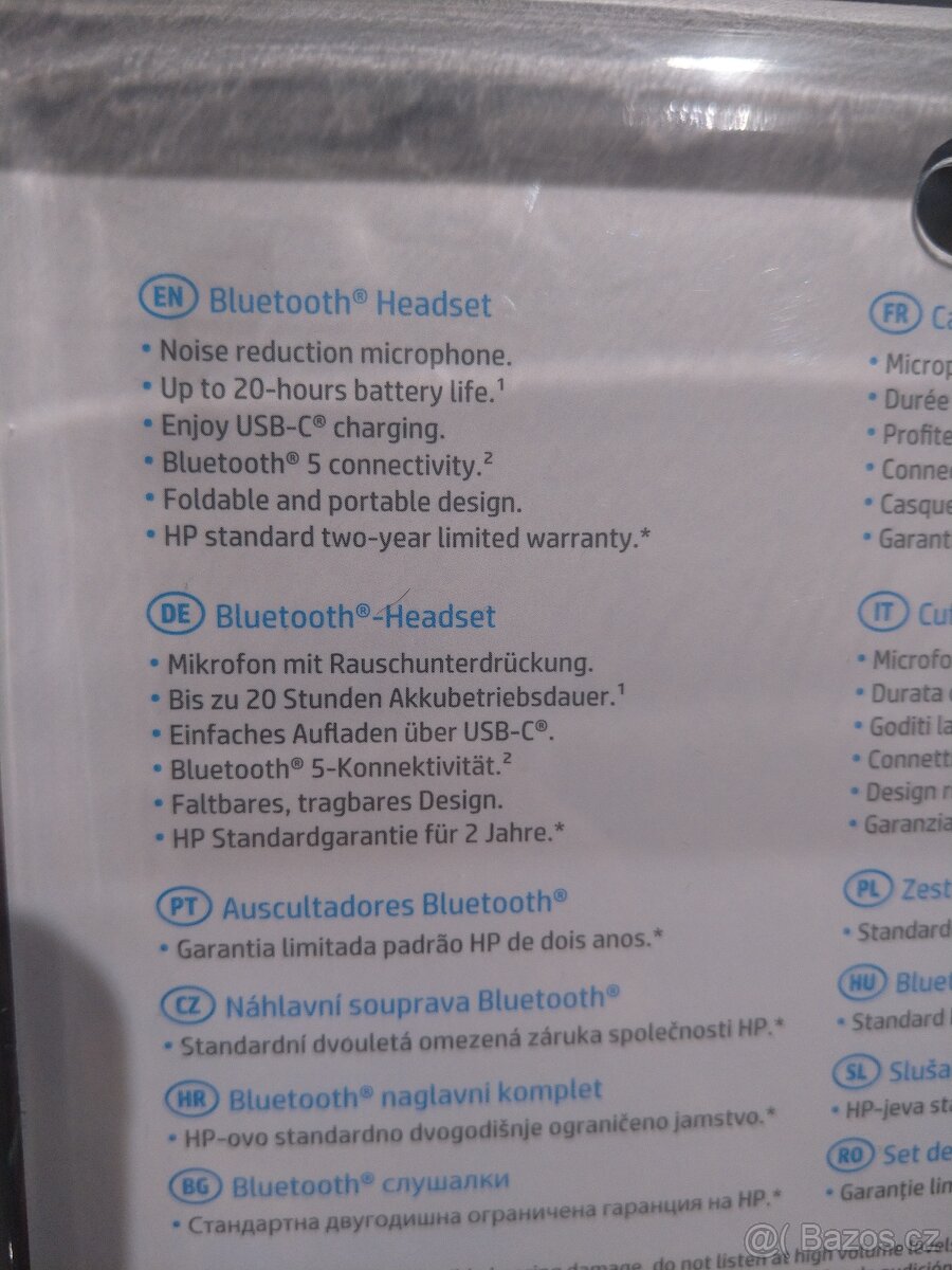 HP bluetooth headset 500 - 4