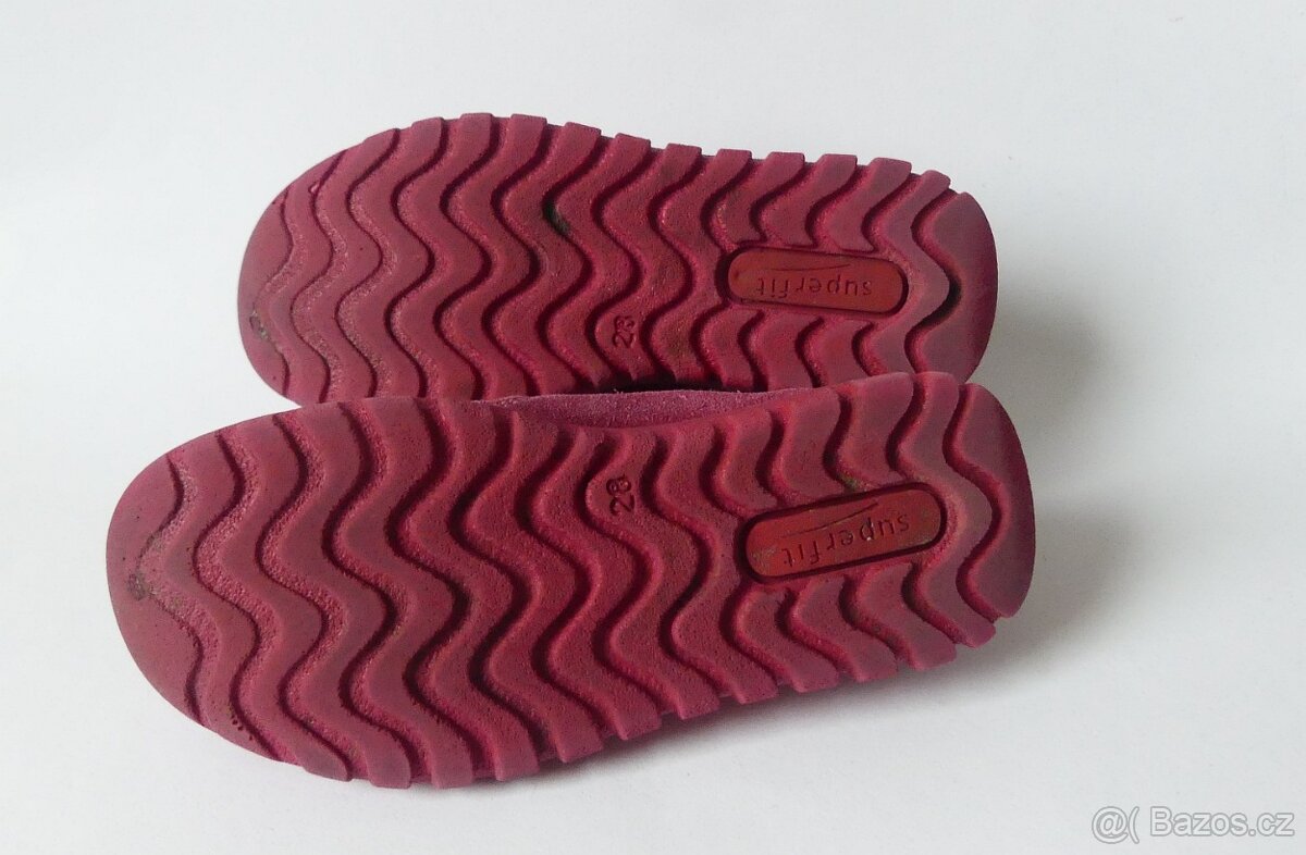 Dívčí botasky, růžové, Superfit, vel. 28 - 4