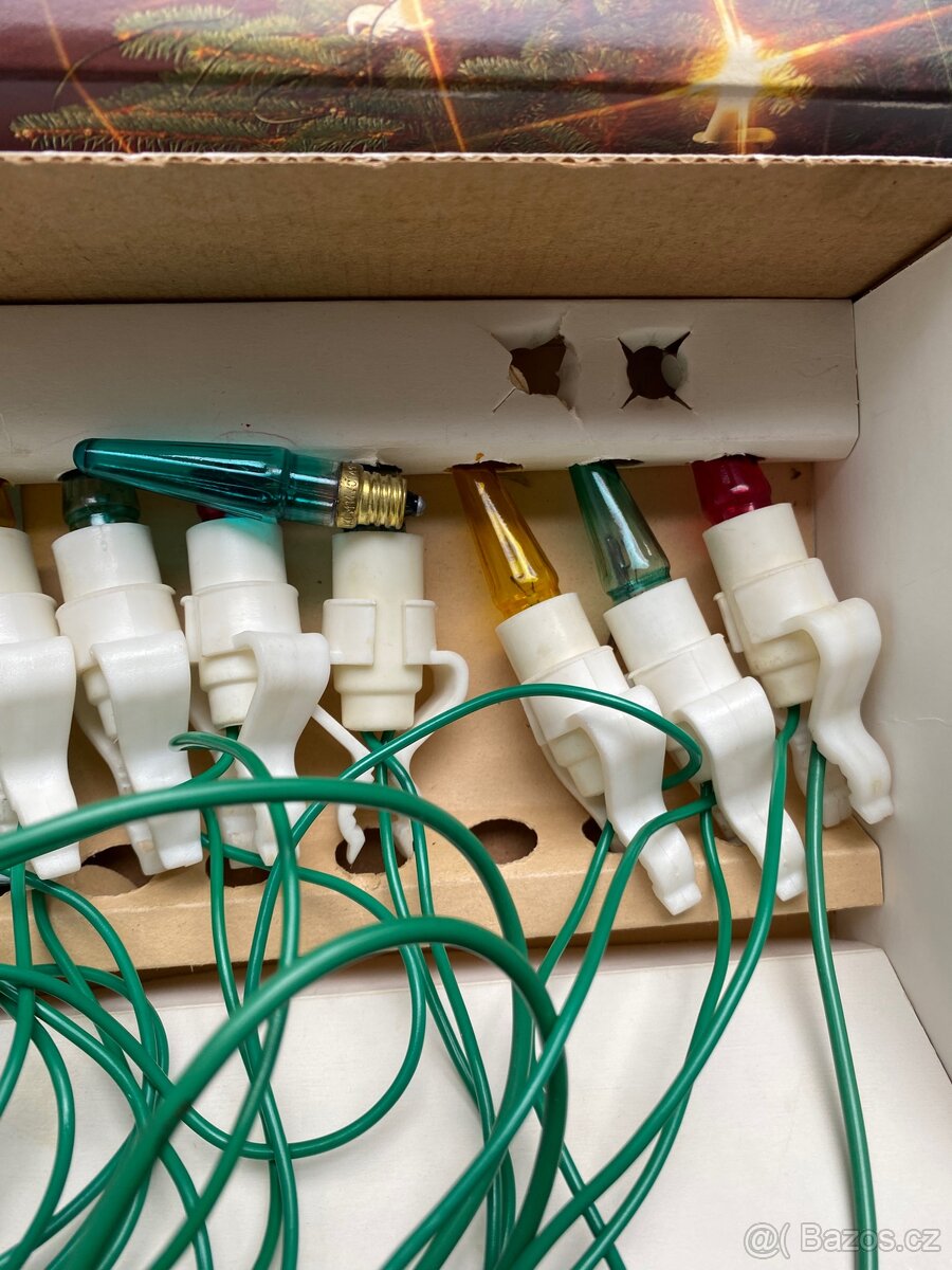 Retro vánoční světýlka - 4