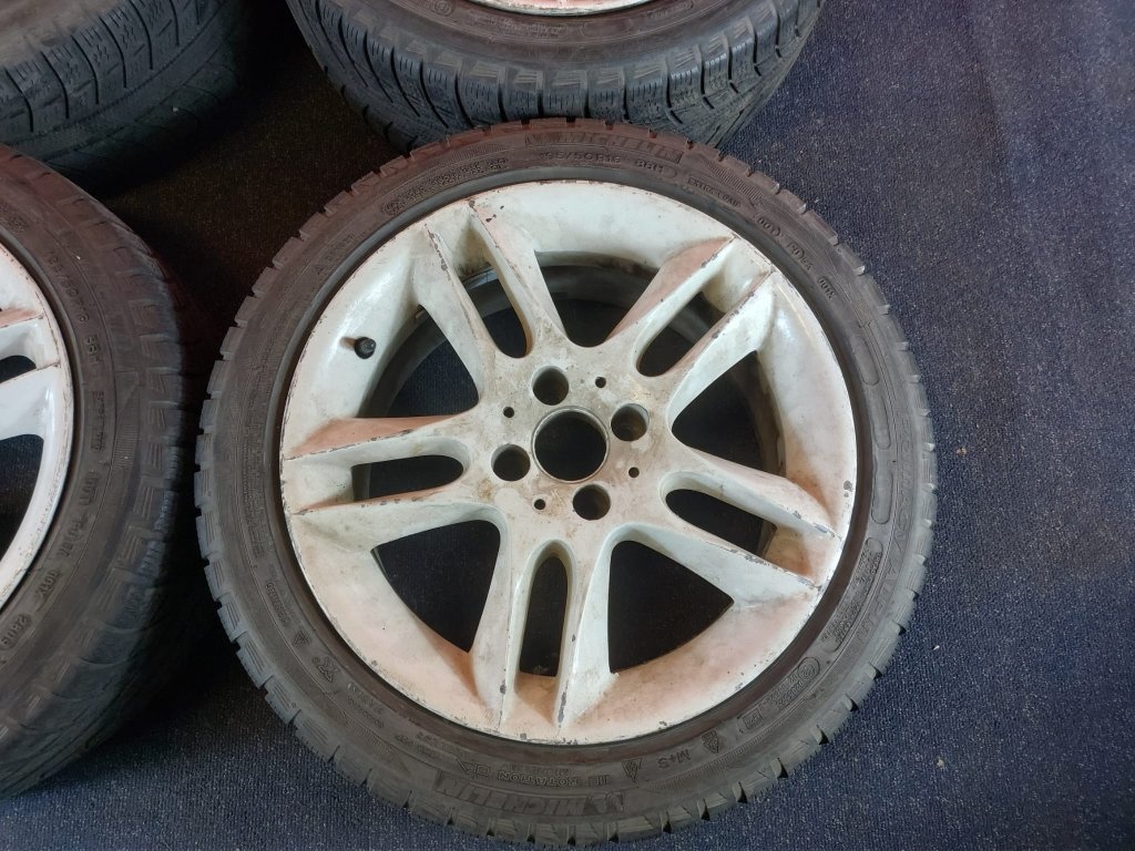 ALU disky 4x100 R16 7,5Jx16H2 ET 35 se zimními pneu 195/50 R - 4