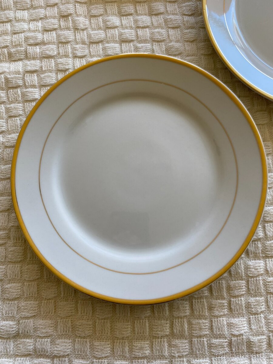 Talíř pozlacený 5ks - 4