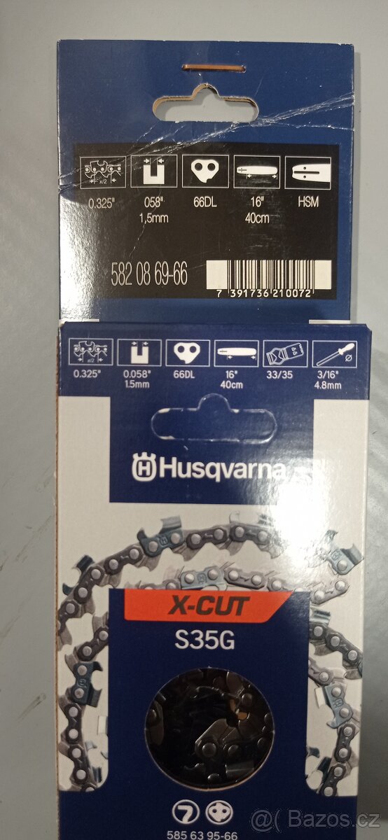 Pilová lišta+ řetězy - 4