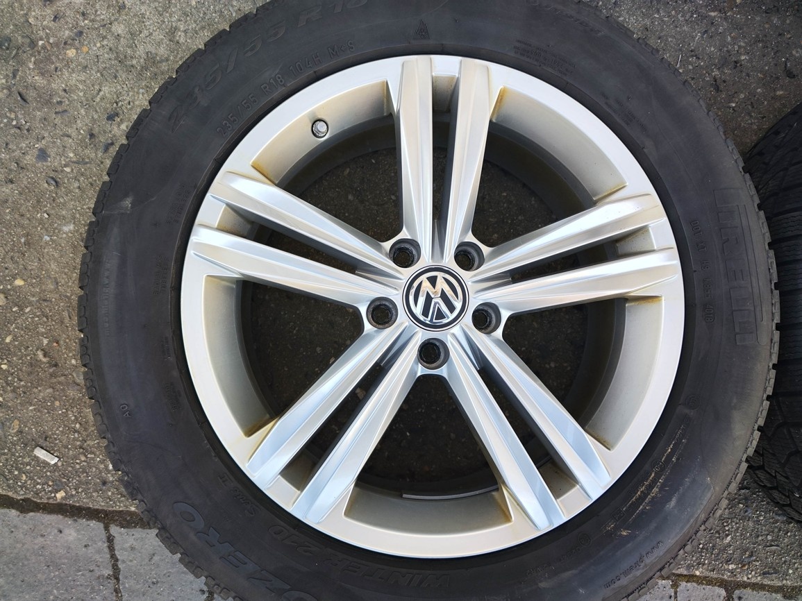 18"zimní alu sada Sebring 5x112 origo VW Tiguan 2 Kodiaq - 4