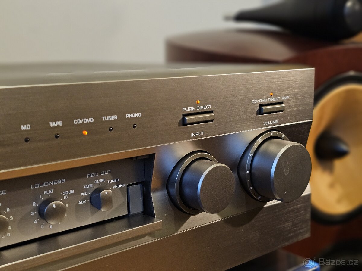 REZERVACE Vynikající a hlavnĕ zánovní zesilovač Yamaha AX596 - 4