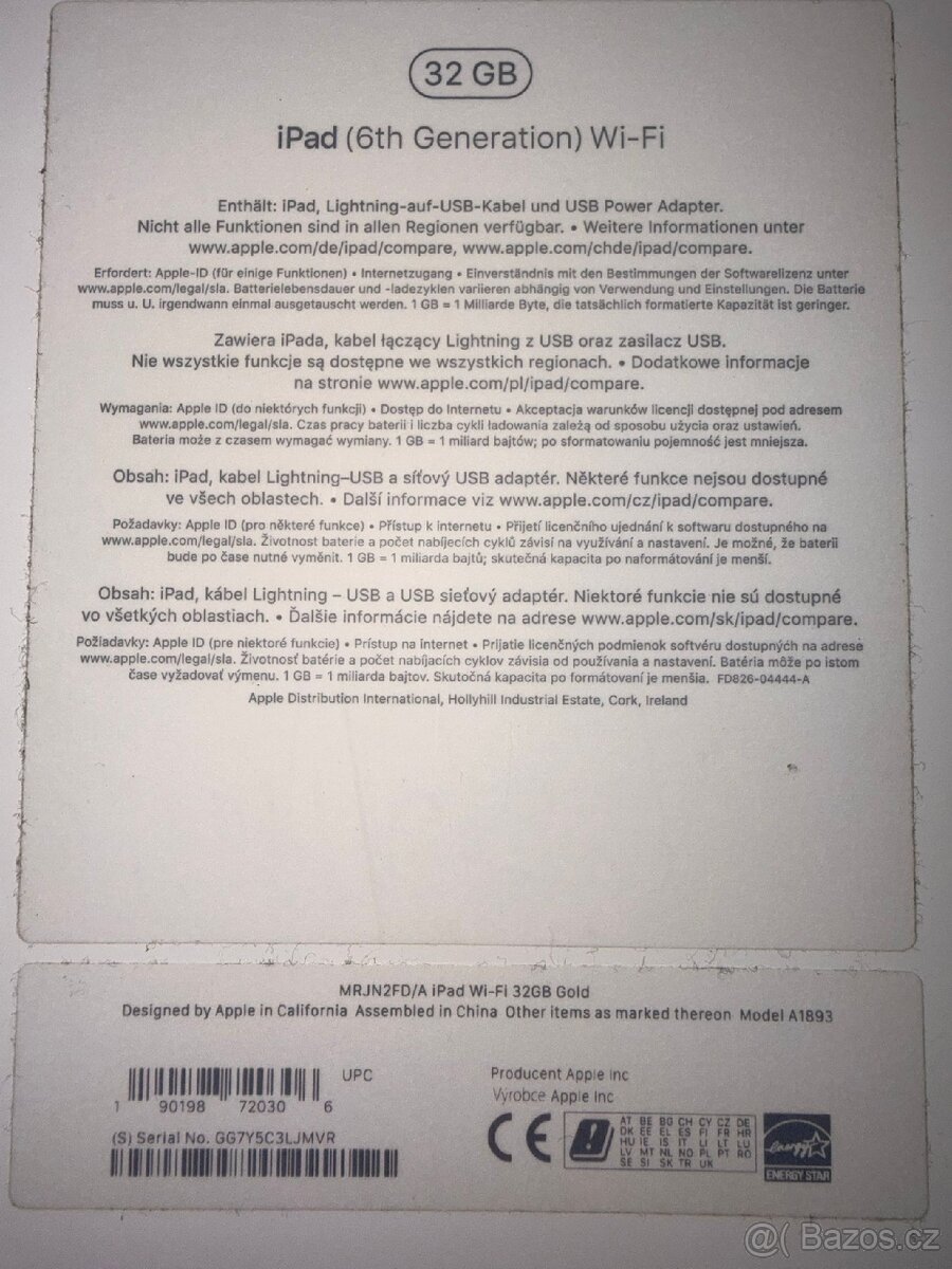 IPad 6.generace, 32gb, gold - 4