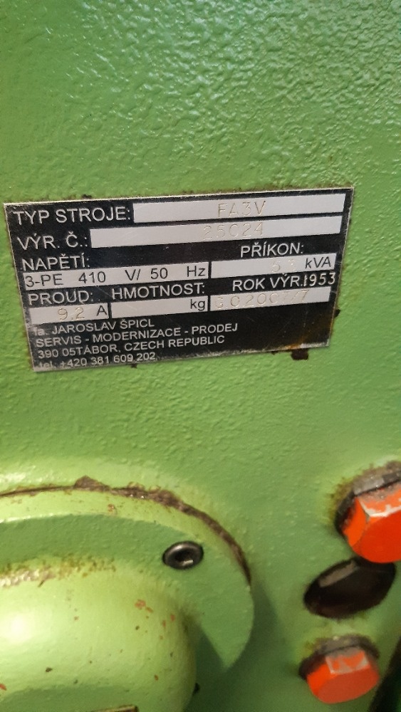 Frézka TOS FA3V, GO, DIGI - 4