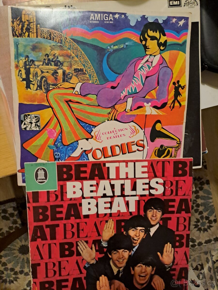 5x vinyl - Beatles, rolling stones, McCartney, Lennon - 4