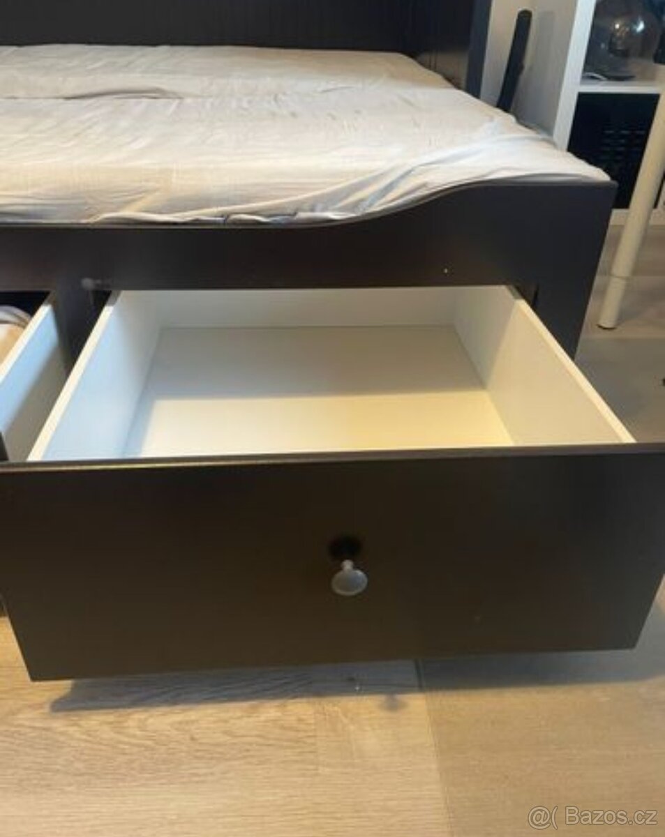 ROZKLÁDACÍ POSTEL IKEA HEMNES S MATRACEMI - 4