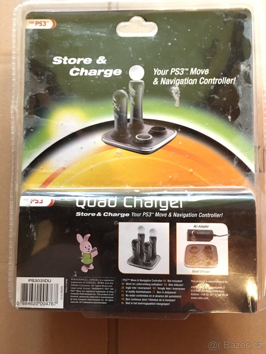 Duracell nabíjecí stanice pro PS3 Sony move ovladace - 4