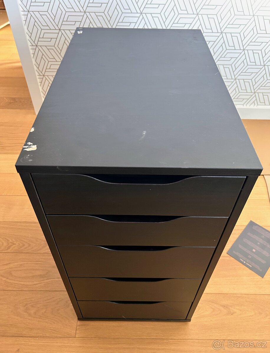 Šuplíkový díl IKEA ALEX, černý – 900 Kč - 4