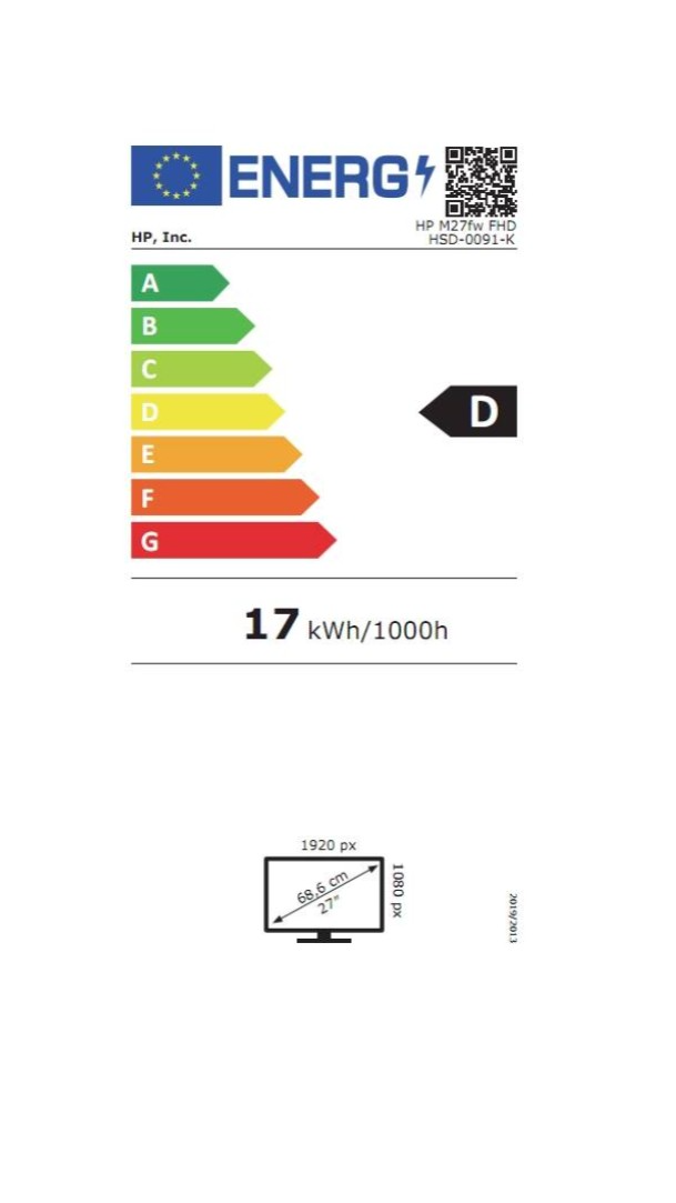 Monitor HP M27fw (2H1A4AA#ABB) stříbrný/bílý - 4