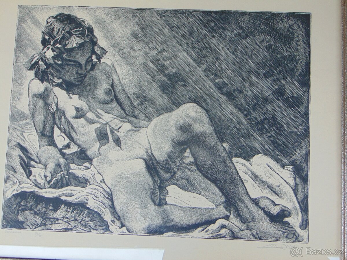 Obraz akt grafika - 4