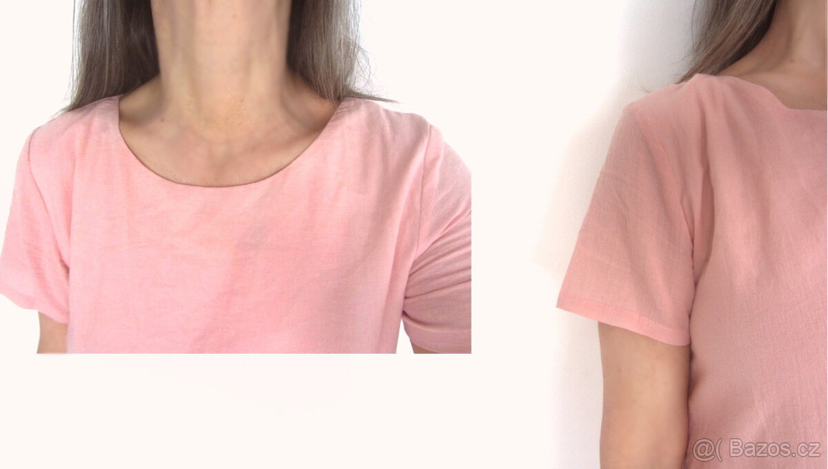 Nové vrstvené šaty s malbou - 4