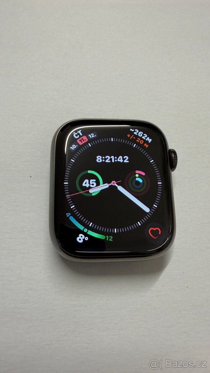 Apple Watch Series 7 Cellular 45mm grafitová ocel - 4