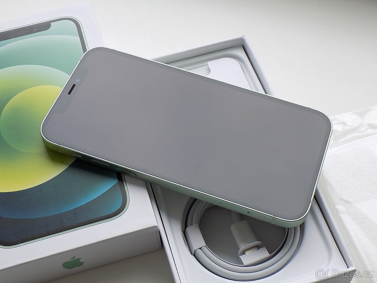 Apple iPhone 12 256GB Zelený - ZÁRUKA - 100% BATERIE - 4