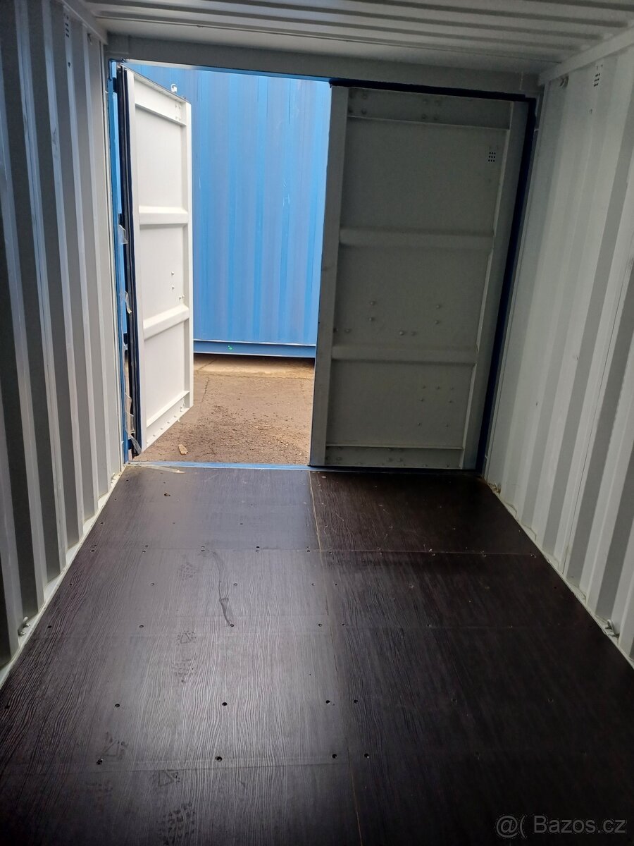 Lodní kontejner 20´ zánovní, RAL 5010 - 4