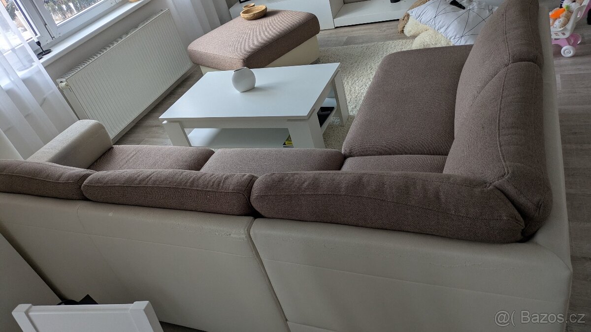 Sedací souprava s taburetem - 4