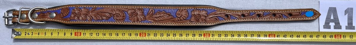 Kožený psí obojek MIX SLEVA - 4