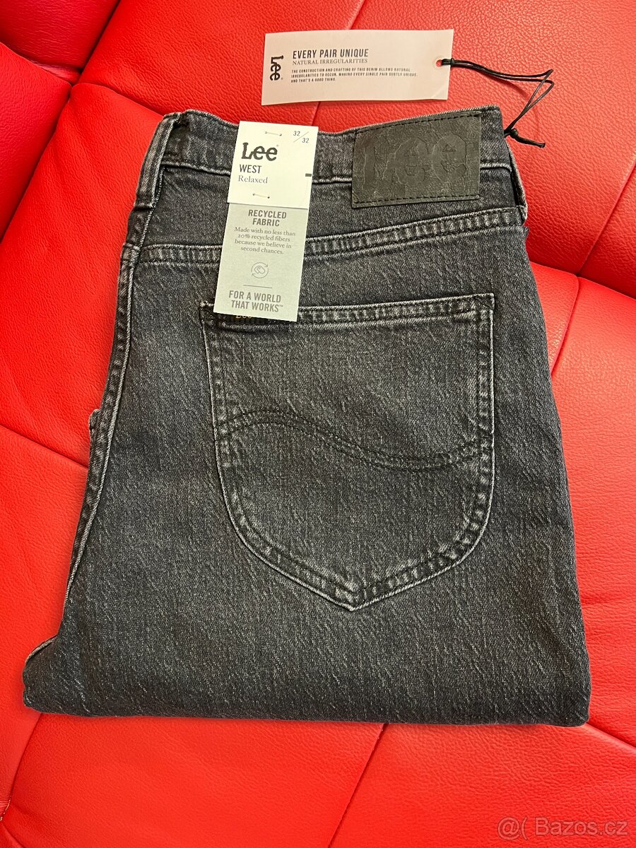 Nové jeans LEE West relaxed, vel. 32/32 + dárek - 4
