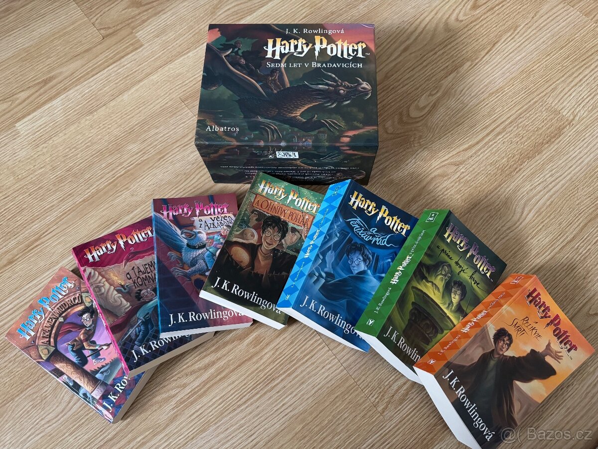 Harry potter - celá sada 1-7 - top stav - 4