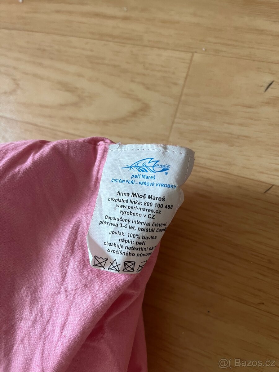 Polštář péřový 100% bavlna - 4