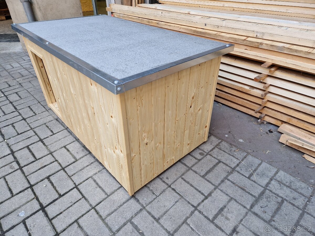 Zateplená psí bouda L - 4