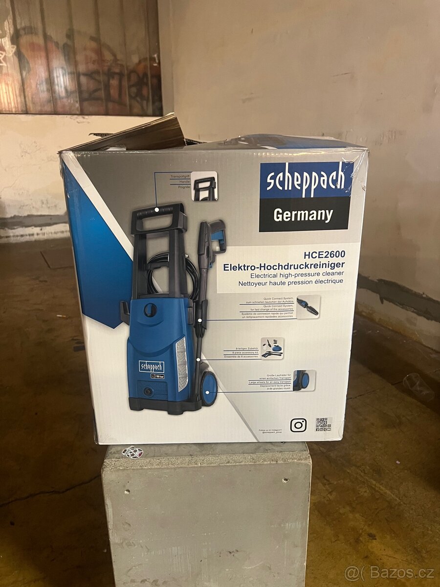 Vysokotlaký Čistič - Scheppach HCE 2600 - 4