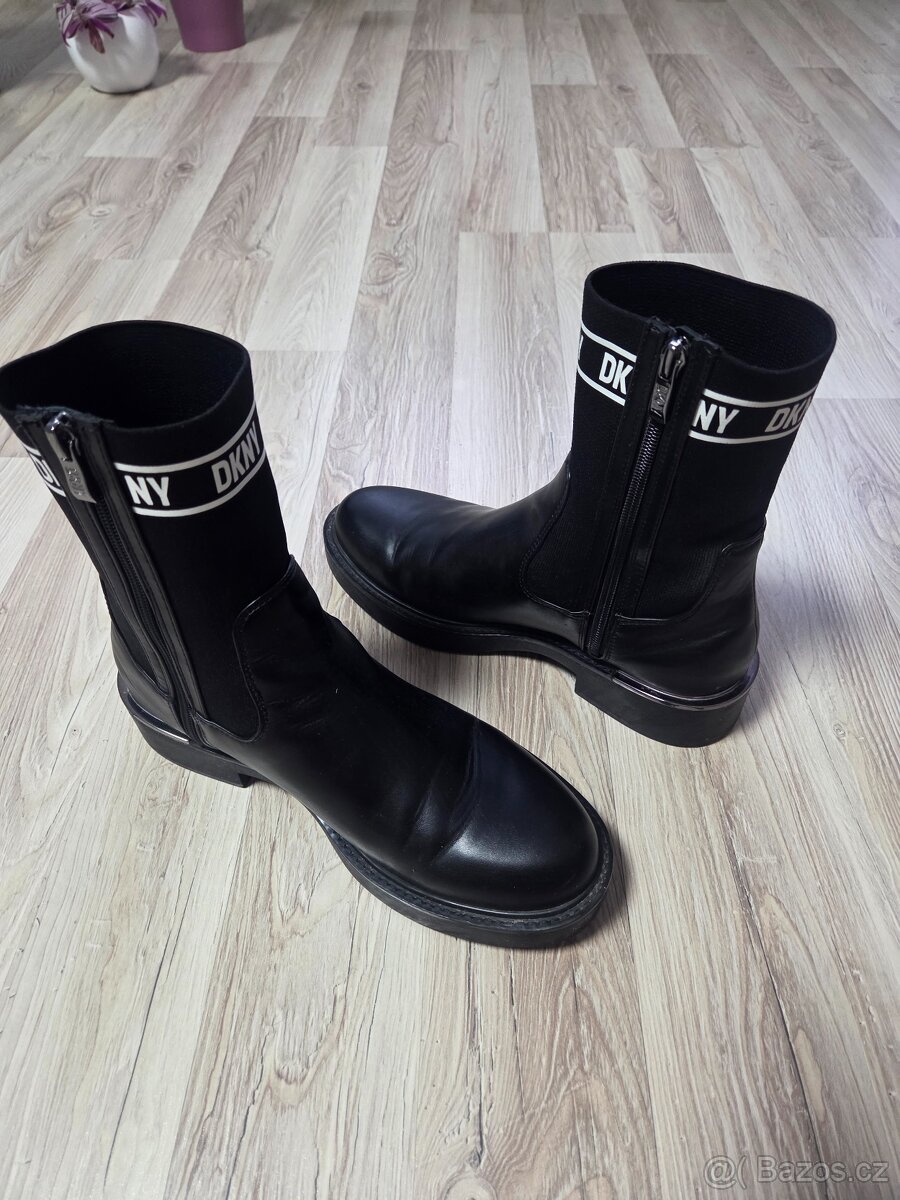 Kotníkové boty DKNY vel. 40 - 4