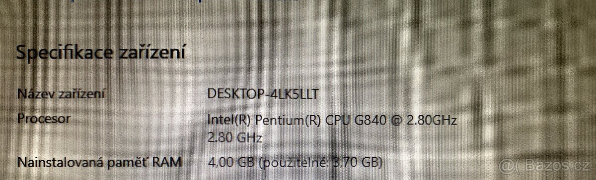 PC sestava HAL3000 + Phillips monitor + klávesnice - 4