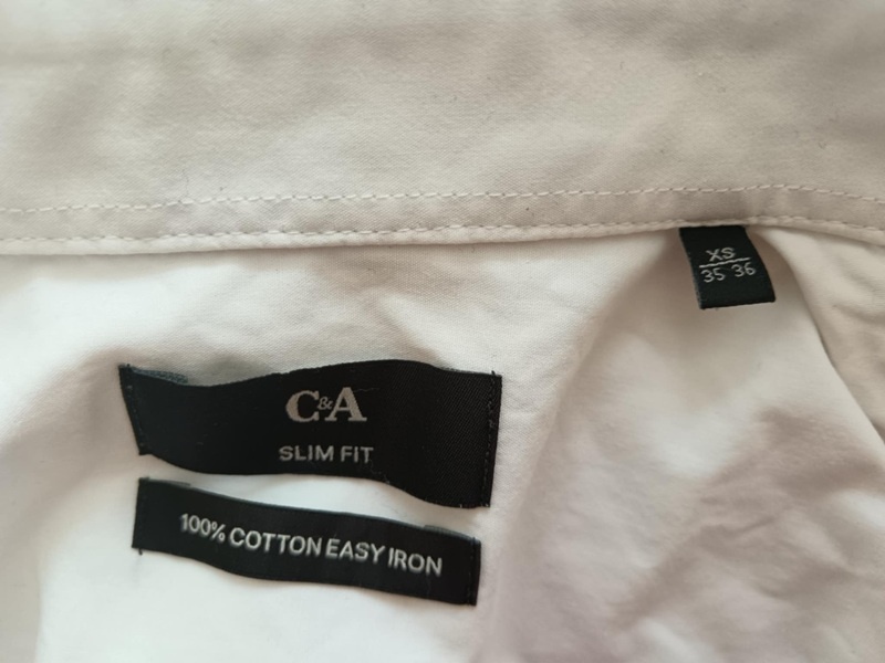 Společenská košile - chlapecká, vel. XS/SlimFit (35-36) - 4