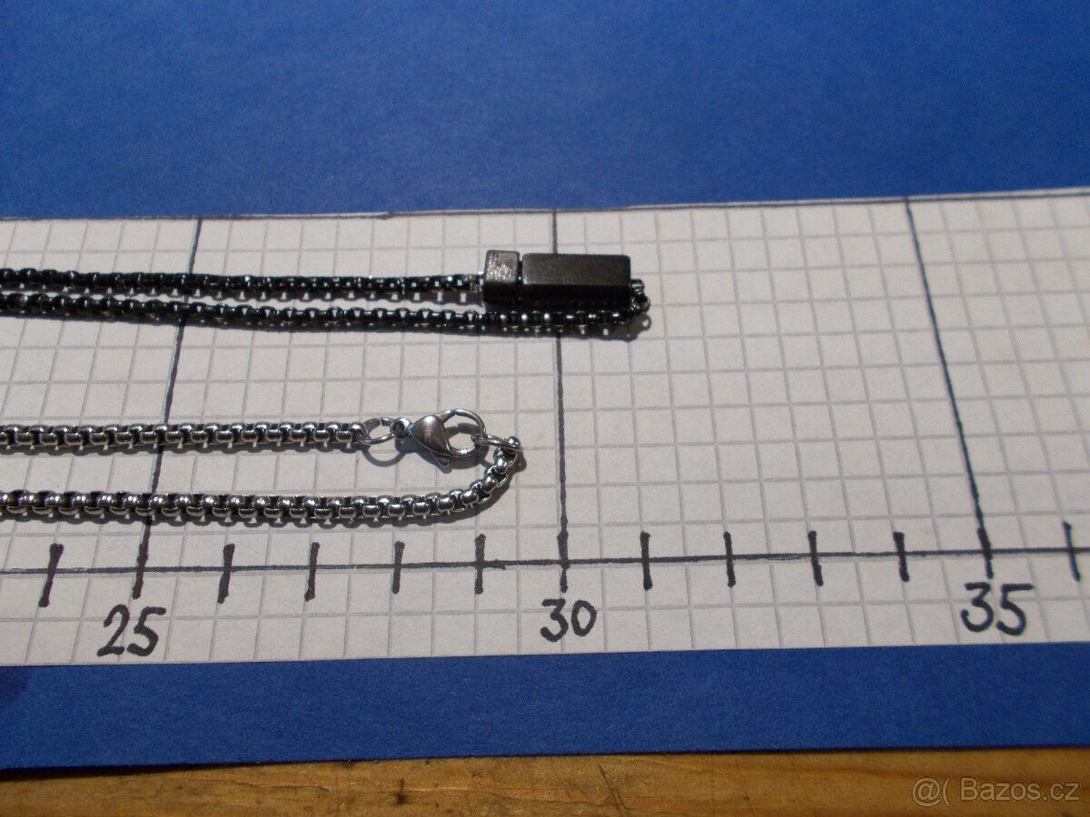 ŘETĚZ NA KRK-,,HUGO BOSS,,- + 2 ZDARMA - 4