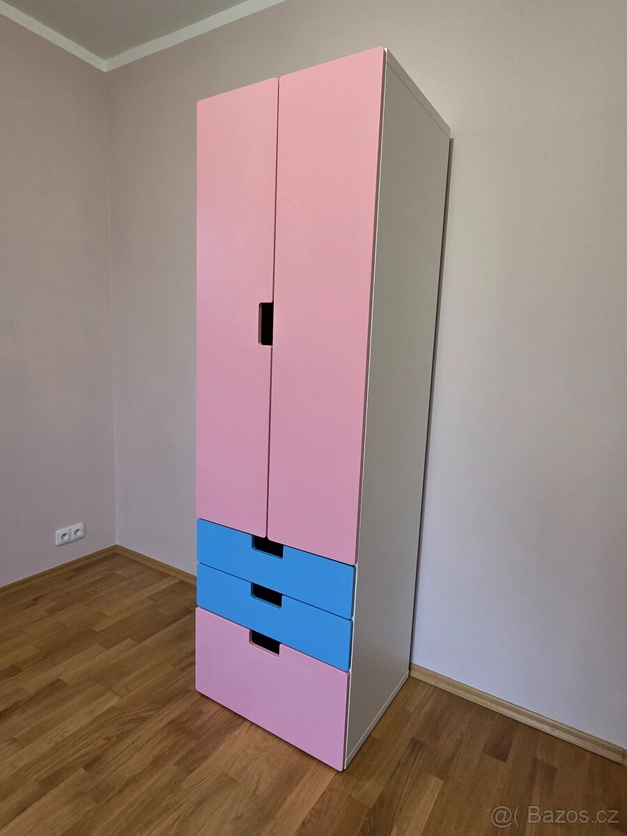 Dětská šatní skříň Stuva IKEA s šuplíky - 4