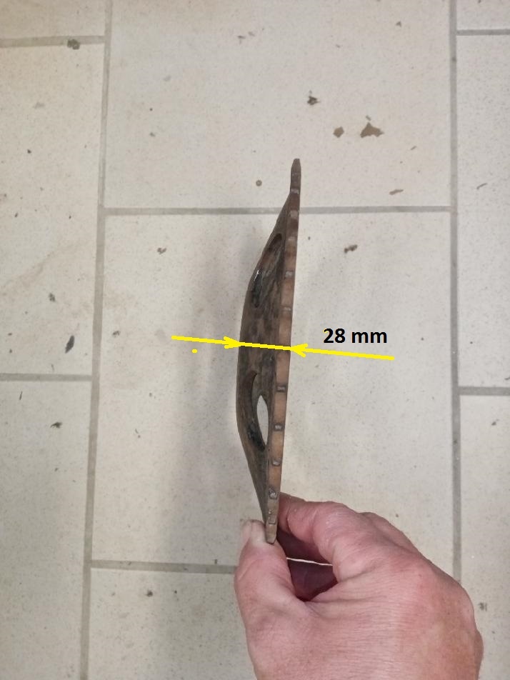 Nepoužitá stará rozeta, BSA, Triumph, nebo ? - 4