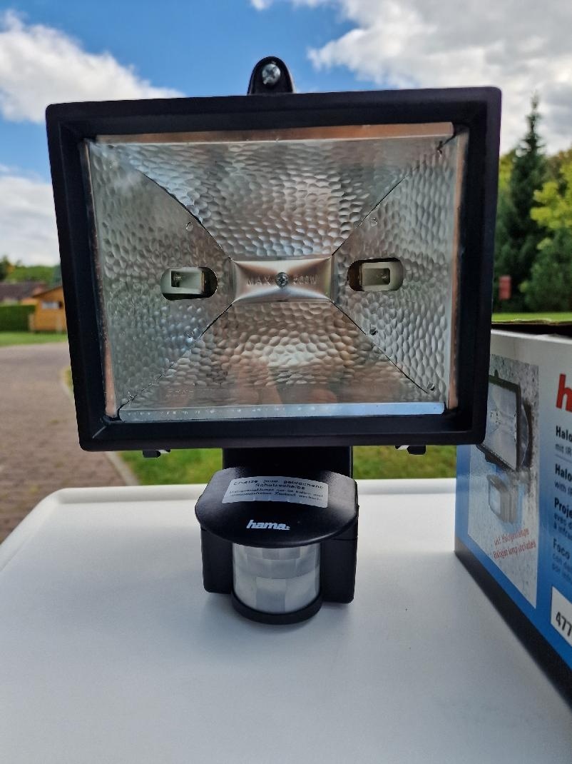 Halogenové světlo, reflektor Hama se senzorem 500W - 4