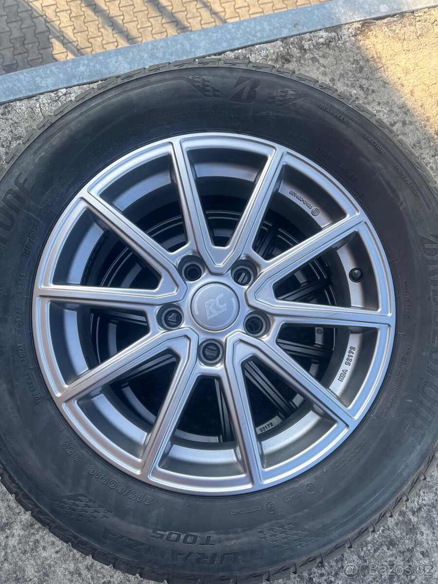 Alu sada R16 - disky 5x112 + pneu - 4